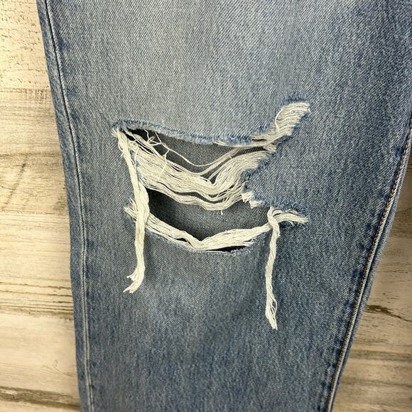 Blank NYC Women’s 31 The Baxter Ribcage Distressed Straight Leg Jeans NEW - Picture 5 of 9